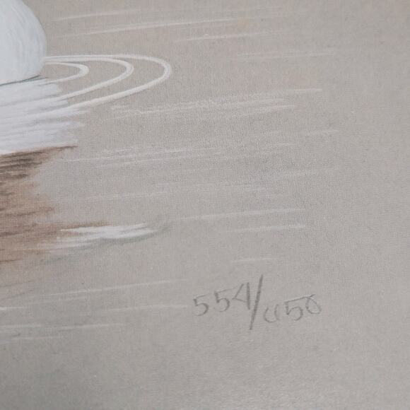 John P Lee 1983 Unframed print Pintail Duck #554/650 Pencil Signed 11⅛ x 10¼ - Picture 16 of 16